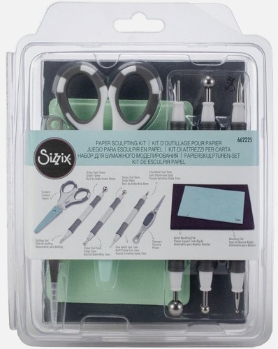 Kit scultura carta sizzix - kit,