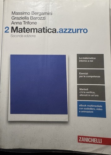 Matematica azzurro isbn - matematica,