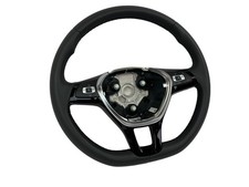 OEM VW Volante Multifunzione Volante IN Pelle Tiguan XL Polo 6C Caddy 4 Nero Mfa