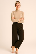 PANTALONE DONNA PERLA VELLUTO