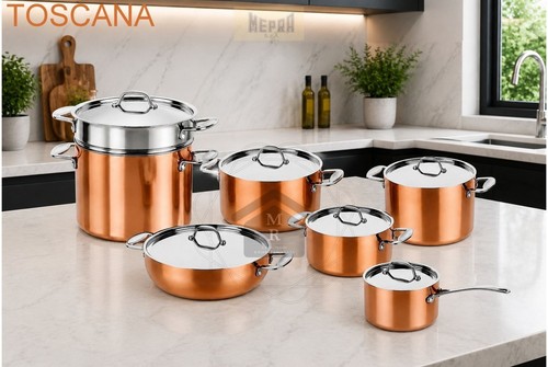 Set pentole pezzi toscana - set,