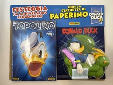 TOPOLINO Disney - N. 3576 BLISTERATO con Gadget Statuetta 90 Anni PAPERINO!