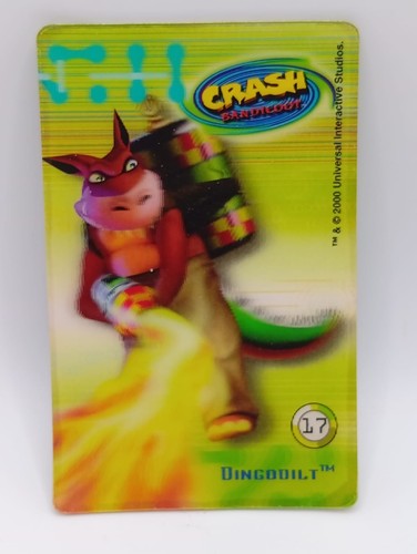 Crash bandicoot card - 3d,