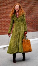 Cappotto verde "The Undoing"