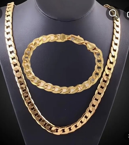 Collana bracciale placcato - collana,