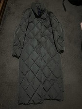 Authentic Moncler Vintage Long Down Coat Black Puffy Jacket Size 1