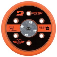 Platorello Dynabrade Nitro Series NP6V 150mm 6” Hook & Loop Velcro– Originale US