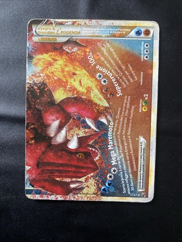 Carta pokemon rara - carta, kyogre