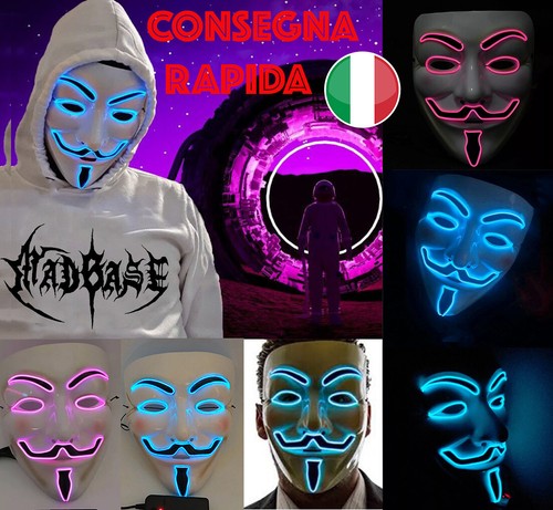 Maschera vendetta luci - maschera, i