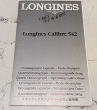 Longines calibro 542 libretto