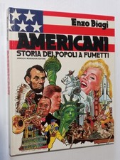 AMERICANI - ENZO BIAGI - STORIA DEI POPOLI A FUMETTI - MONDADORI 1993