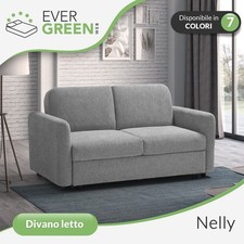 Divano letto 2 posti matrimoniale estraibile Nelly - Evergreenweb