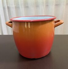 PENTOLA BASSANO SMALTATA ROSSA