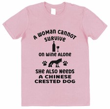 T-shirt cinese cane crestato