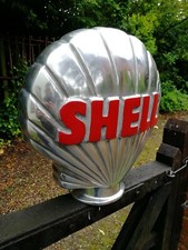 Shell petrol pump globe - shell,