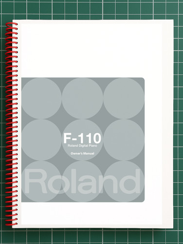 Roland 110 manuale d - roland, d'uso