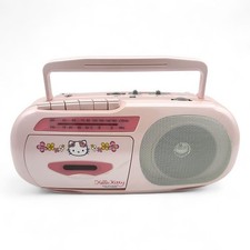 Radio Boombox Sanrio Hello Kitty Stereo AM/FM RM-400KTP rara nuova dal Giappone