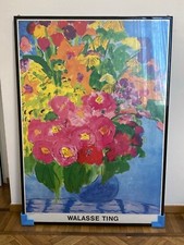 Walasse Ting, 1988 - manifesto vintage in cornice, 160 x 110 cm