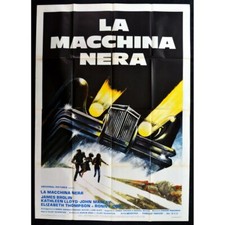 MANIFESTO 4F LA MACCHINA NERA THE CAR ELLIOT SILVERSTEIN HORROR MOTOR BIKE A191