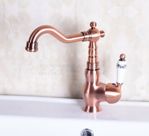 Rubinetto lavabo antico rame