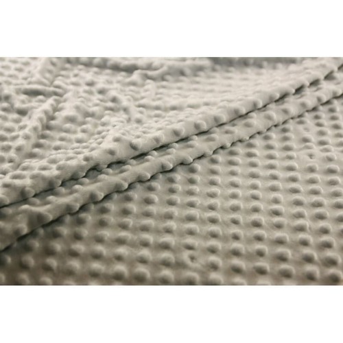 Tessuto peluche minky grigio - tessuto,