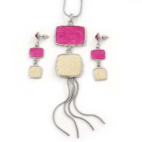 Set orecchini pendenti - , e