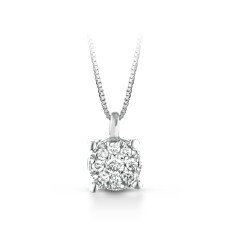 Girocollo oro bianco - girocollo, 18kt