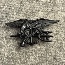 US Navy Seal Team Nero Metallo