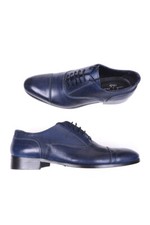 Scarpe Daniele Alessandrini Shoes MADE IN ITALY Pelle Uomo Blu F347K1603500 23