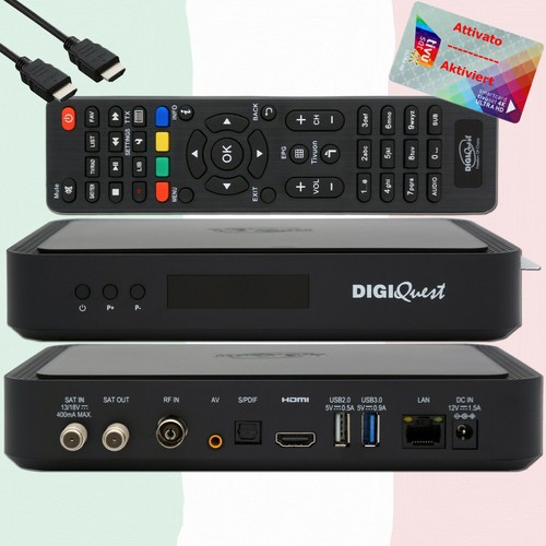 Scheda tivusat uhd - 4k, +