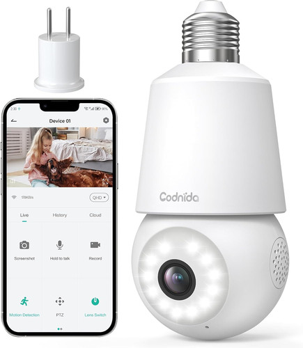 Telecamera lampadina wifi - telecamera,