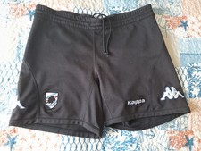 PANTALONCINI SHORT FOOTBALL CALCIO SAMPDORIA KAPPA NERO. ADULTO MAN