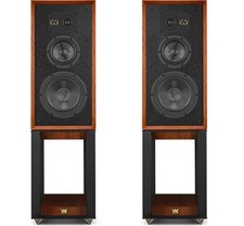 Wharfedale SUPER LINTON Diffusori CON Stand Mogano