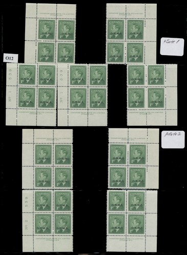 1950 canada ufficiale m - 1950, o.h.m.s