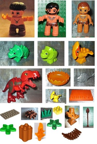 Lego duplo dino world valley - dino,