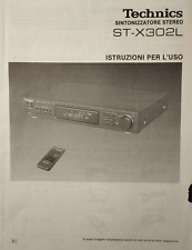 Manuale Uso Technics ST-X302L
