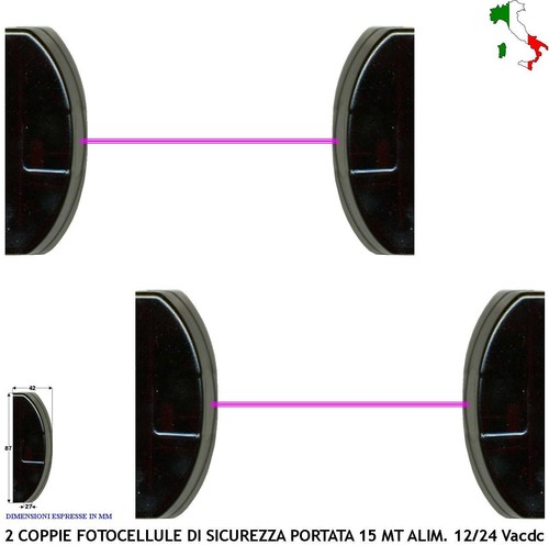 Fotocellule uviversali - fotocellule,