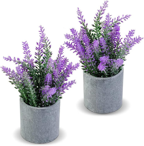 Pianta lavanda artificiale - di,