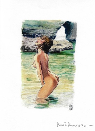 Milo manara stampa autografata - stampa,