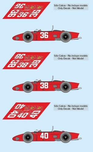 Decals ferrari 156 monaco - ferrari,
