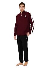 tuta UOMO caldo cotone pigiama felpato comodo HOMEGA sport invernale 8 colori