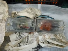 Coppia frecce bianche paraurti a112 6 7 serie