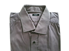 Camicia uomo, Barba Napoli , Manica lunga, Taglia 42 , Grigia, Usata