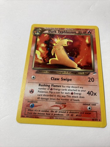 Dark typhlosion 105 - 10/105, neo