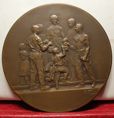 1822 1911 50mm bronzo - , medaglia