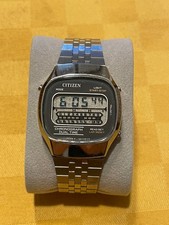CITIZEN lcd dual time chronograph 4-098161K