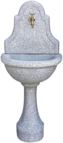 Fontana muro sabbiata in - a,