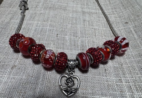 Collana con ciondolo perle - , in