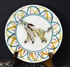 Raro piatto vietrese Firmato