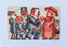 Franz Borghese - Litografia originale numerata e firmata